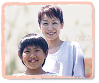 佐藤君とお母さんの写真